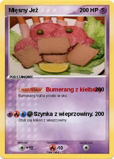 Pokemon Mięsny Jeż