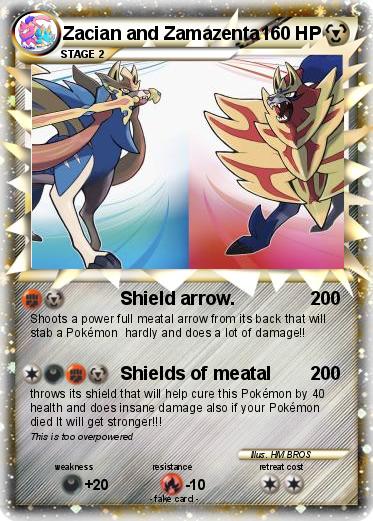 Pokemon Zacian and Zamazenta