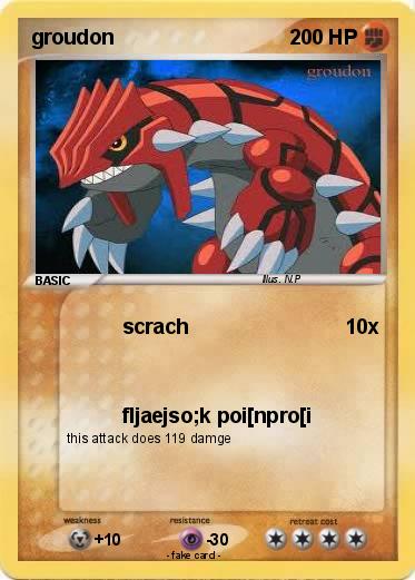 Pokemon groudon