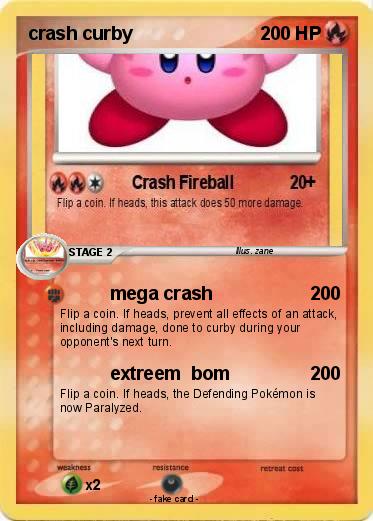 Pokemon crash curby