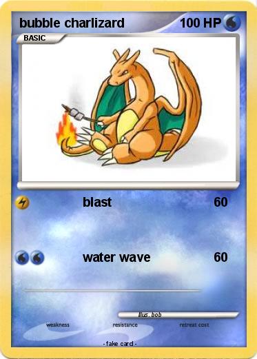 Pokemon bubble charlizard