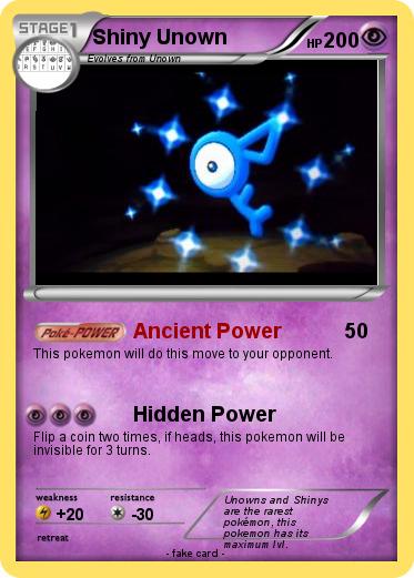 Pokemon Shiny Unown