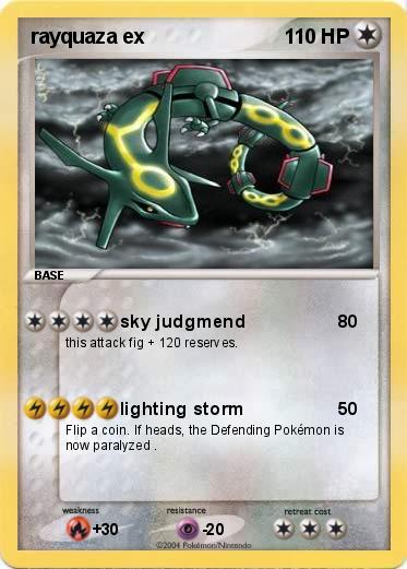 Pokemon rayquaza ex