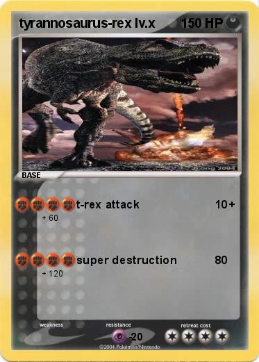 Pokemon tyrannosaurus-rex lv.x