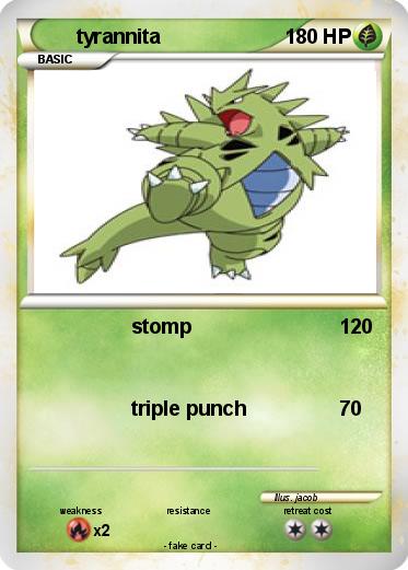 Pokemon tyrannita
