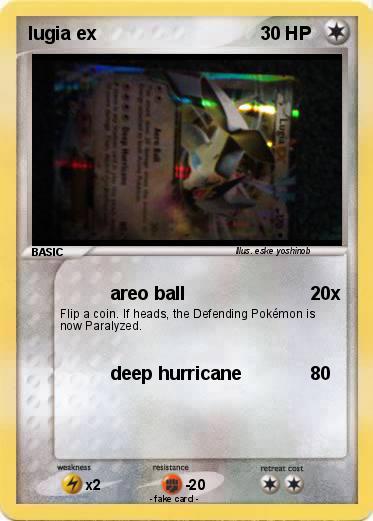 Pokemon lugia ex
