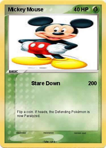Pokemon Mickey Mouse
