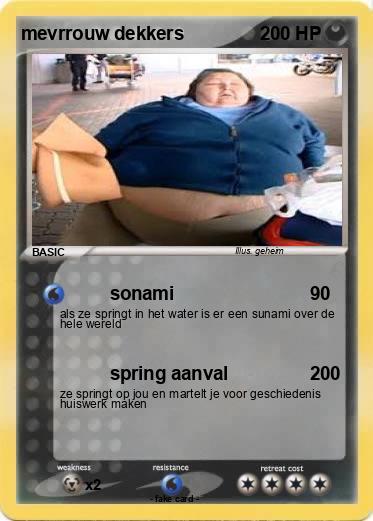 Pokemon mevrrouw dekkers