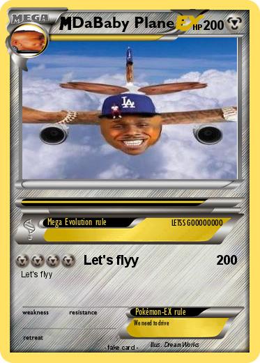 Pokemon DaBaby Plane