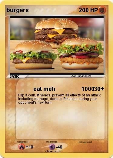 Pokemon burgers