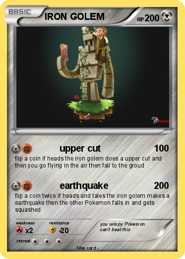 Pokemon IRON GOLEM