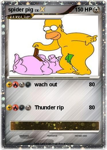 Pokemon spider pig