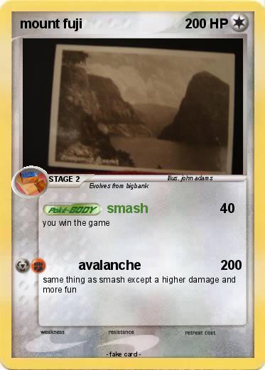 Pokemon mount fuji