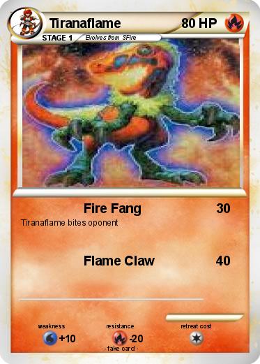 Pokemon Tiranaflame