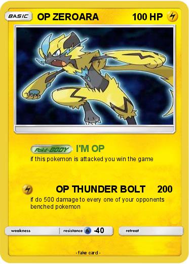 Pokemon OP ZEROARA