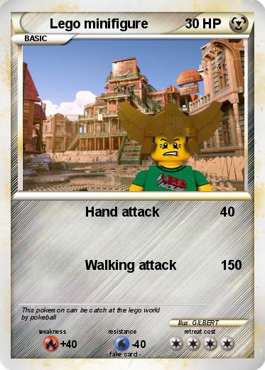 Pokemon Lego minifigure