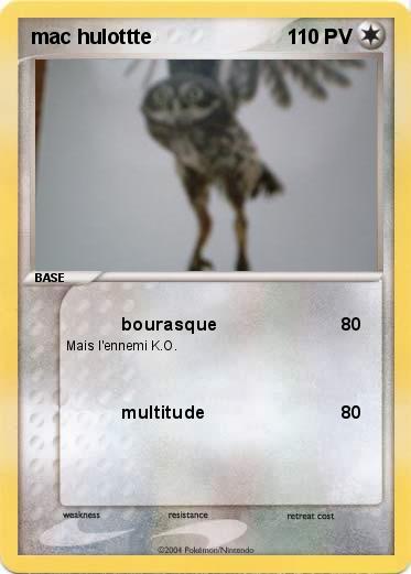 Pokemon mac hulottte