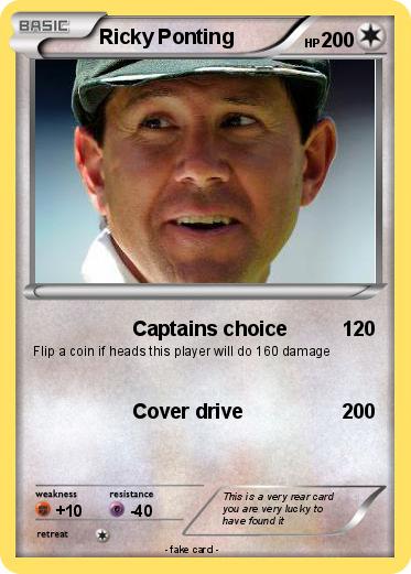 Pokemon Ricky Ponting