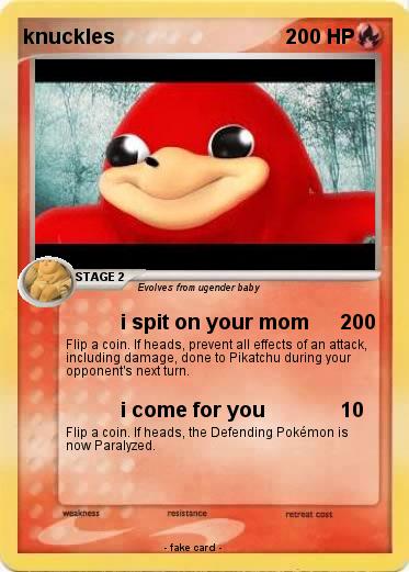 Pokemon knuckles