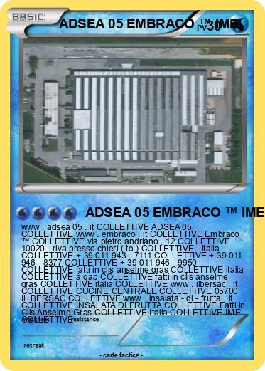Pokemon ADSEA 05 EMBRACO ™ IME