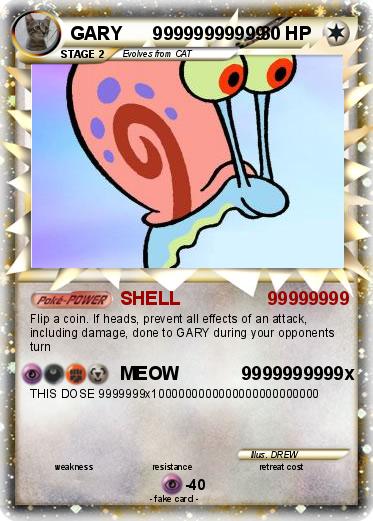 Pokemon GARY      99999999999