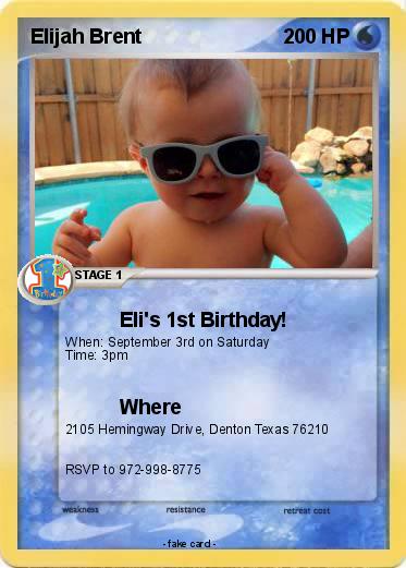 Pokemon Elijah Brent