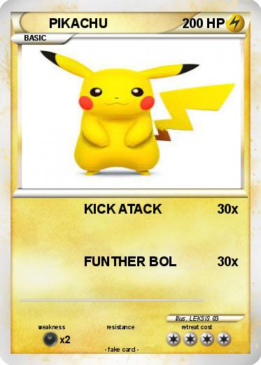 Pokemon PIKACHU