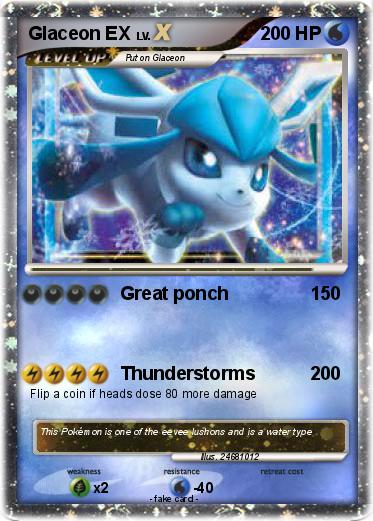 Pokemon Glaceon EX