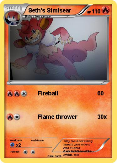 Pokemon Seth's Simisear
