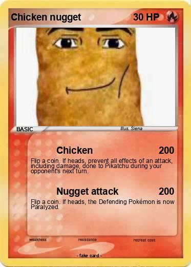 Pokemon Chicken nugget