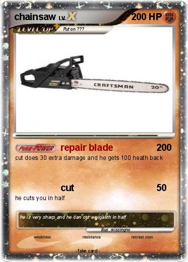 Pokemon chainsaw