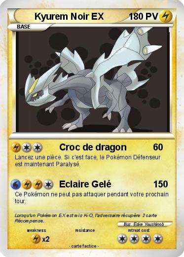 Pokemon Kyurem Noir EX
