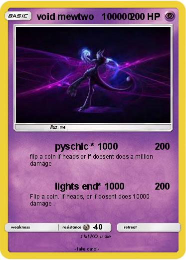 Pokemon void mewtwo   100000