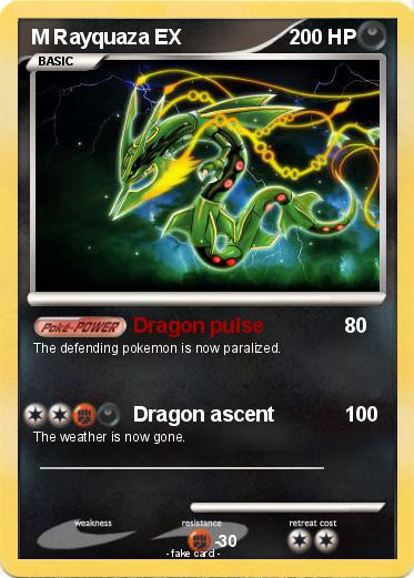 Pokemon M Rayquaza EX