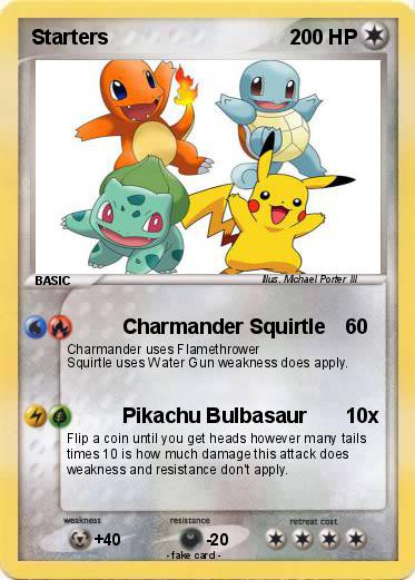 Pokemon Starters