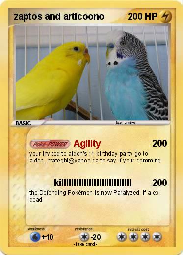 Pokemon zaptos and articoono