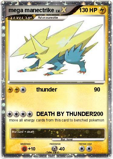 Pokemon mega manectrike