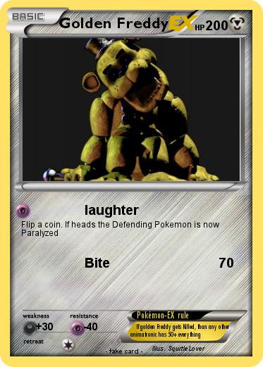 Pokemon Golden Freddy