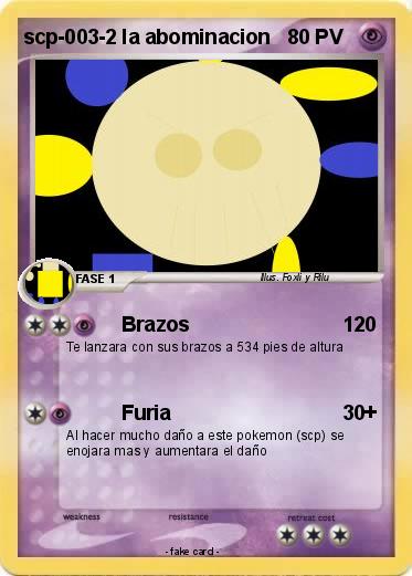 Pokemon scp-003-2 la abominacion