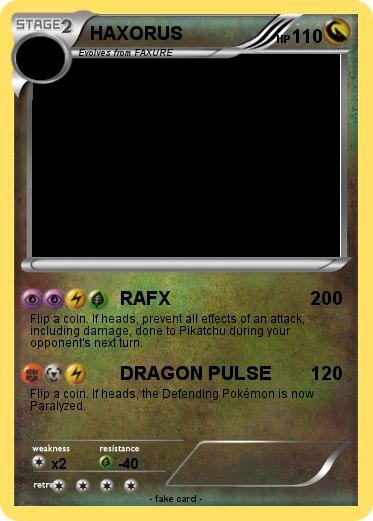Pokemon HAXORUS