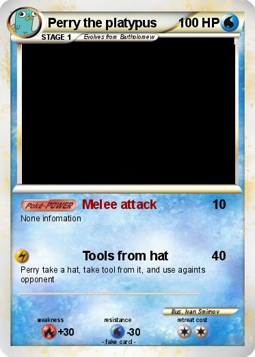 Pokemon Perry the platypus