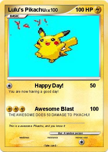 Pokemon Lulu's Pikachu