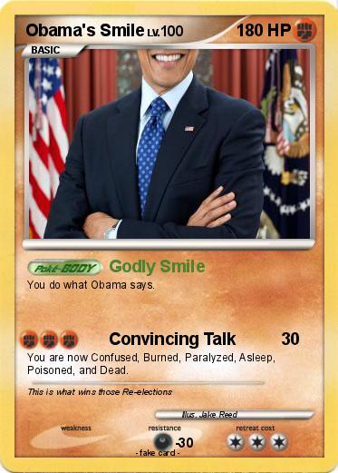 Pokemon Obama's Smile