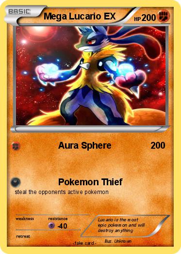 Pokemon Mega Lucario EX