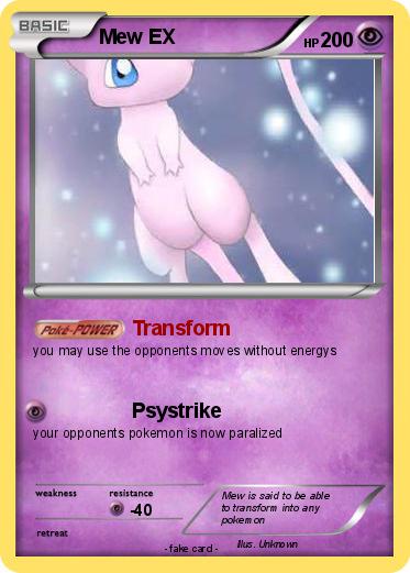 Pokemon Mew EX