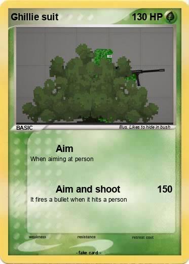 Pokemon Ghillie suit