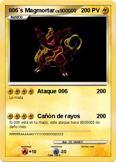 Pokemon 006´s Magmortar