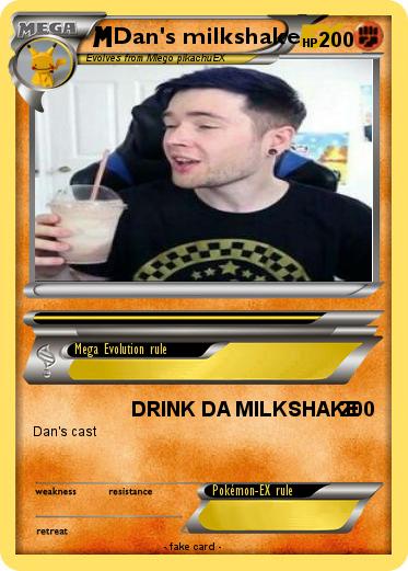 Pokemon Dan's milkshake