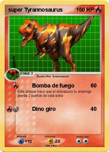 Pokemon super Tyrannosaurus