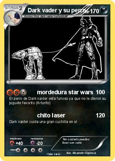 Pokemon Dark vader y su perro